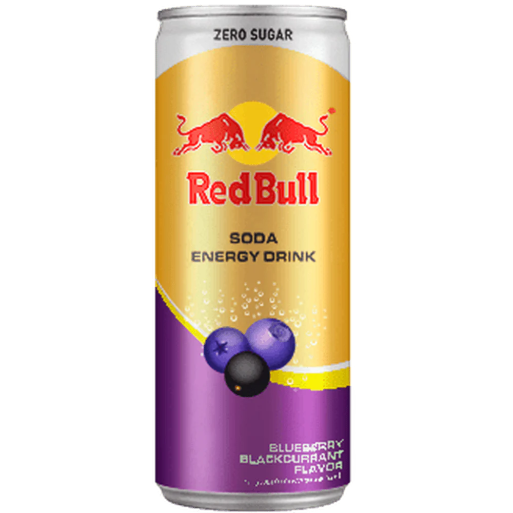 Red Bull - Cassis Myrtille (Thaïlande) - 250ml - sans sucres