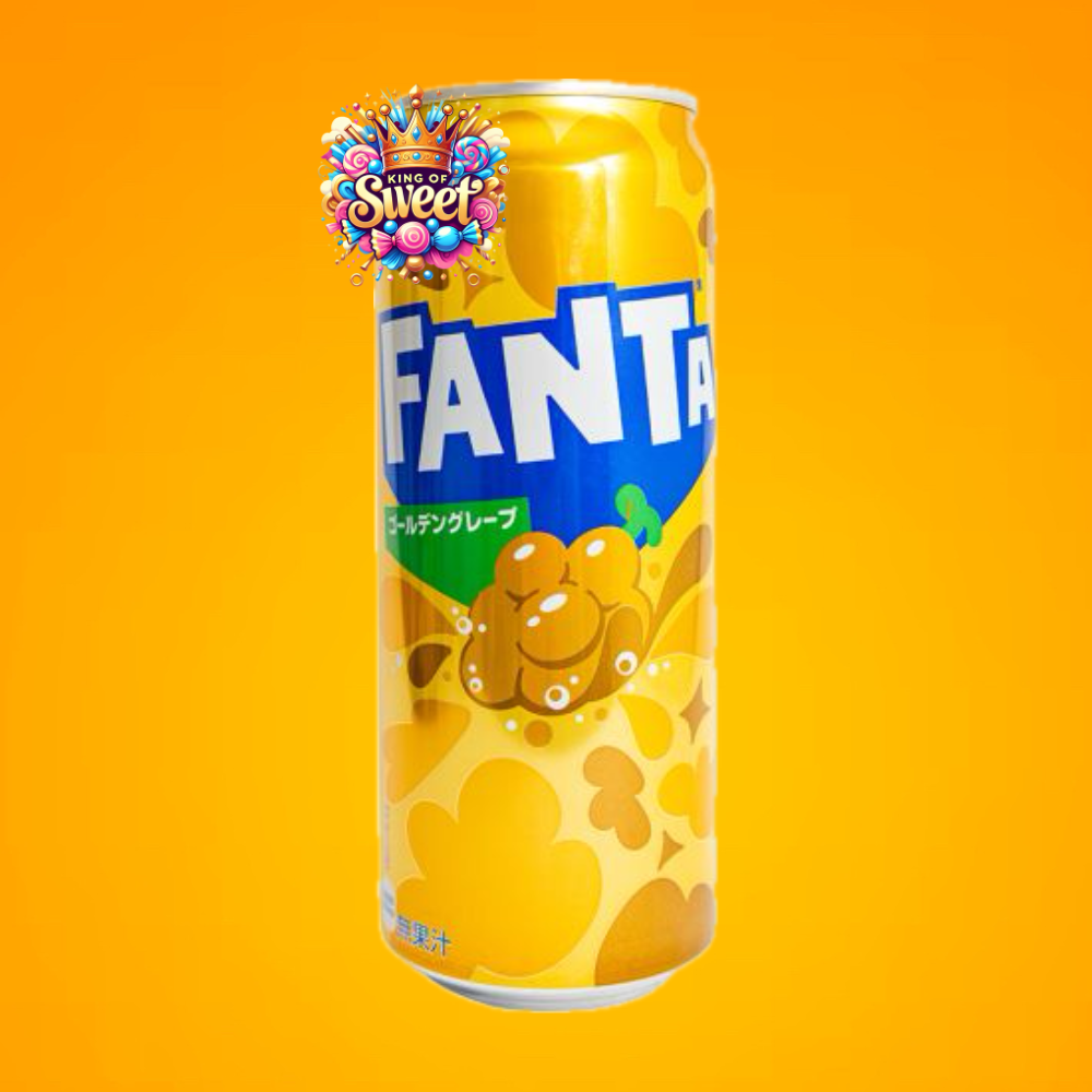 Fanta Golden Grape – Japon (Canette 500 ml)