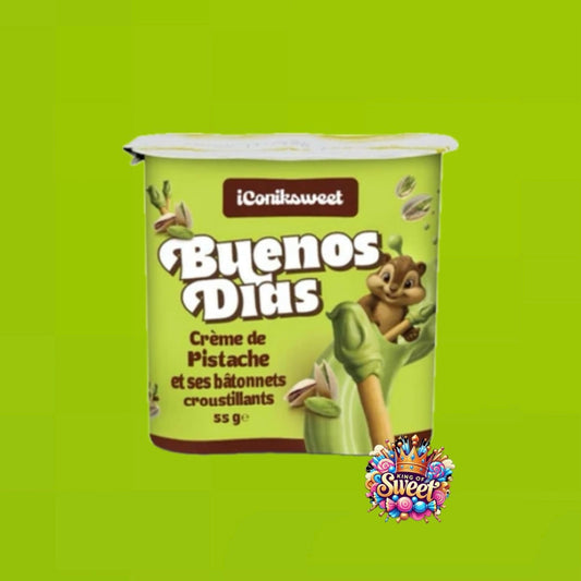 Buenos Días – Crème de Pistache & Bâtonnets Croustillants (55g) | Snack Gourmand iConiksweet