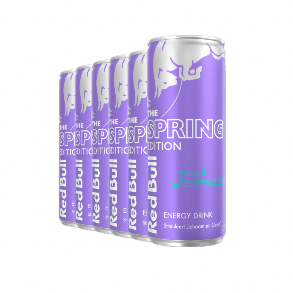 x6 - Red Bull - Pink Woodruff & Walstro - 250ml