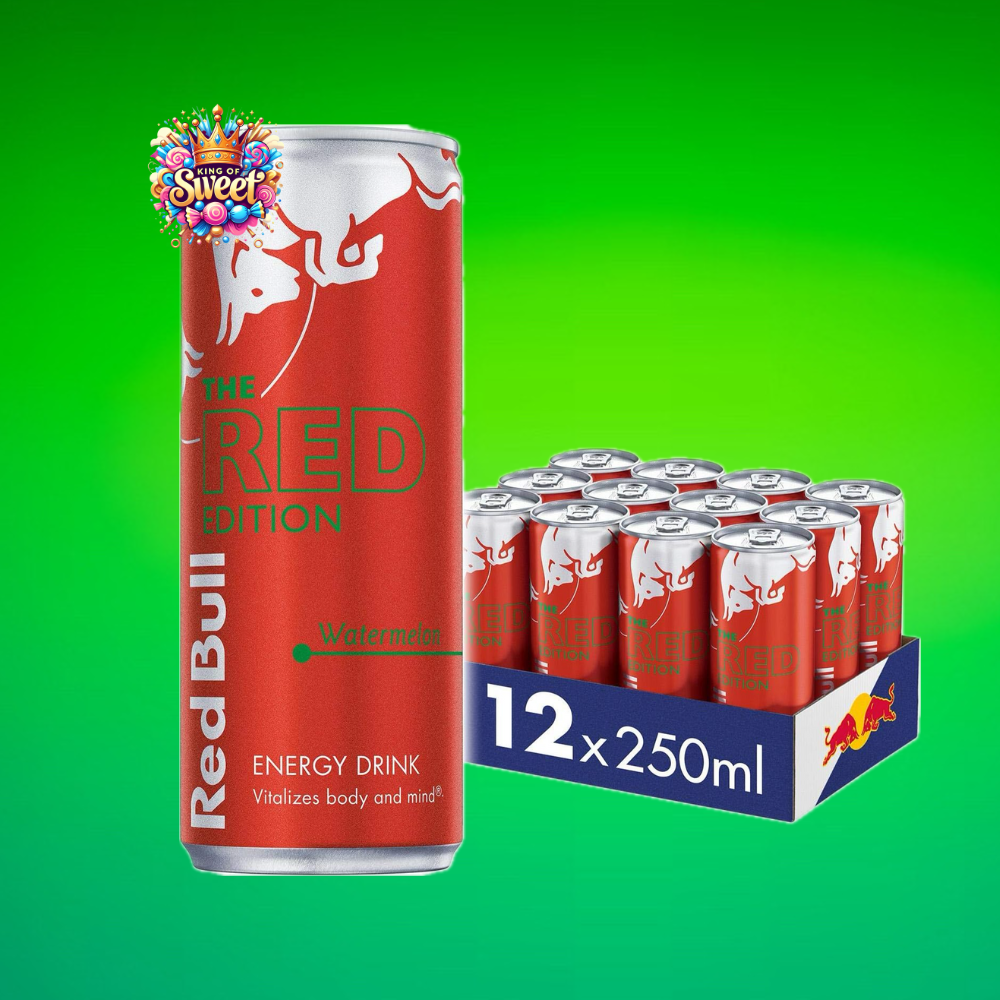 X12 Red Bull Red Edition 250ml – Boisson énergisante goût pastèque
