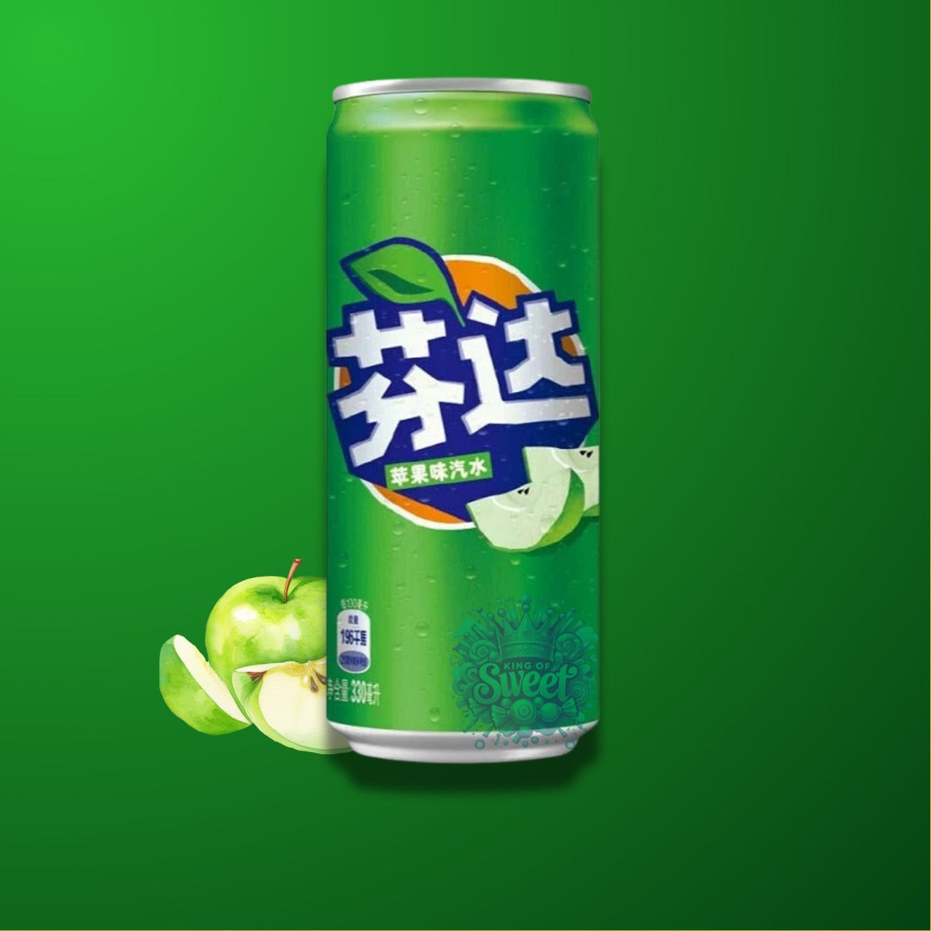 Fanta Pomme Verte - Chine - 330ml