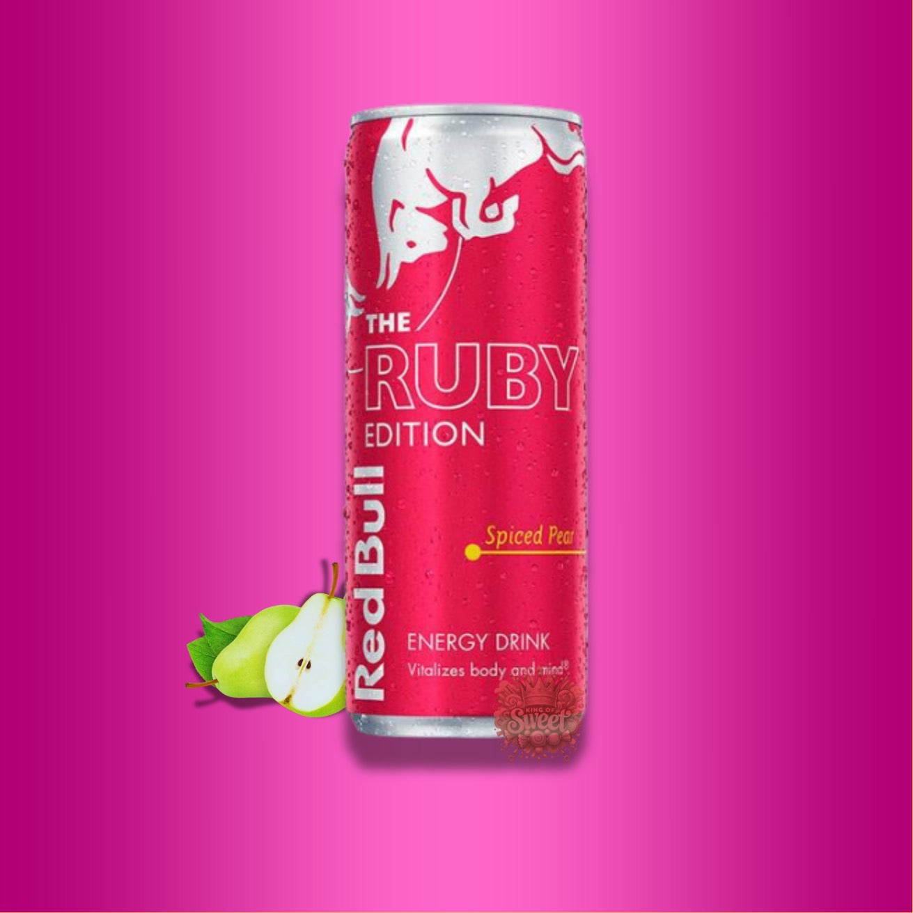 Red Bull Ruby Edition - Spiced Pear - Poire Epicée - 250ml