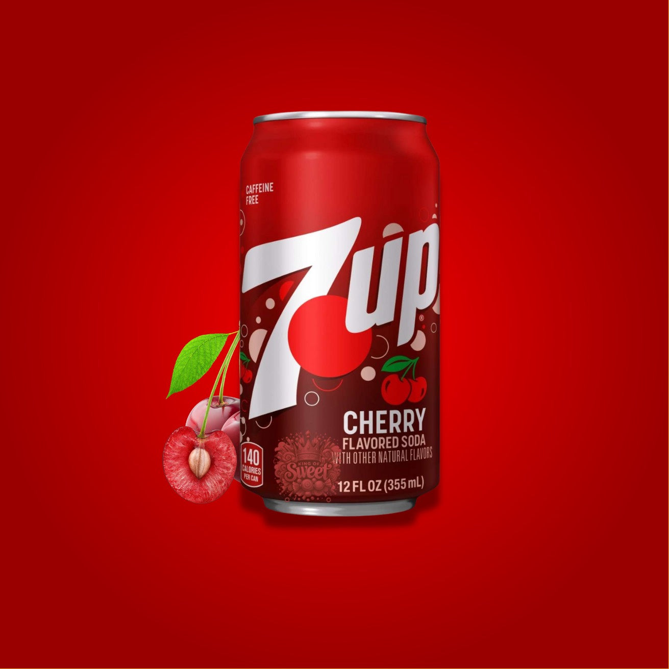 7Up - Cherry - USA - 330ml