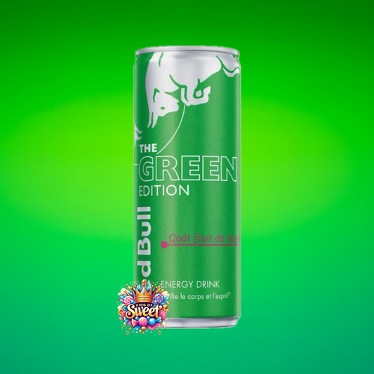 Red Bull - Green Edition Fruit du Dragon 250ml – Boisson énergisante goût fruit du dragon