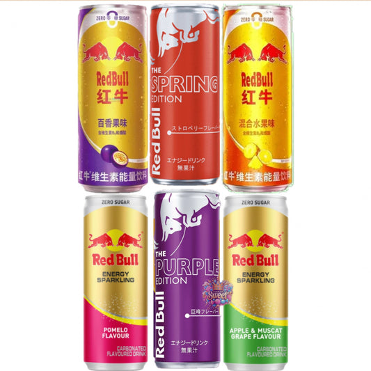 Pack Découverte Red Bull Spécial Asie – 6 Éditions Rares Japon, Chine & Thaïlande