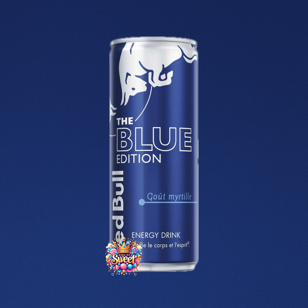 Red Bull Myrtille 250ml – Boisson énergisante Blue Edition, goût fruité & vitamines B