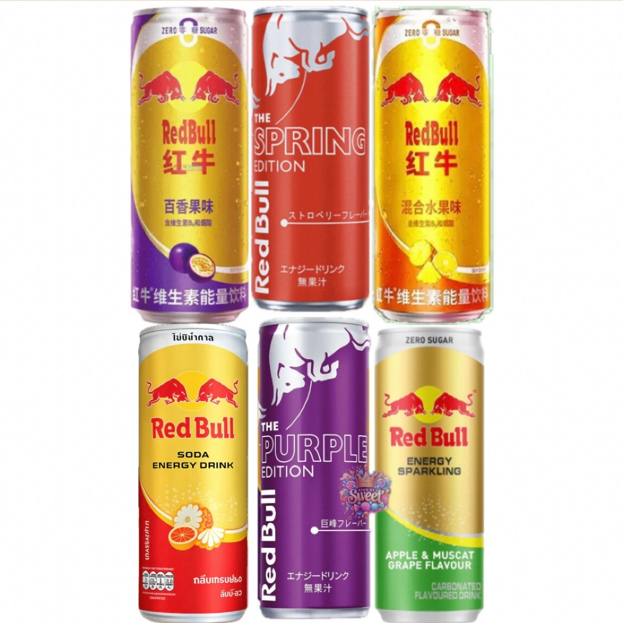 Pack Découverte Red Bull Spécial Asie – 6 Éditions Rares Japon, Chine & Thaïlande