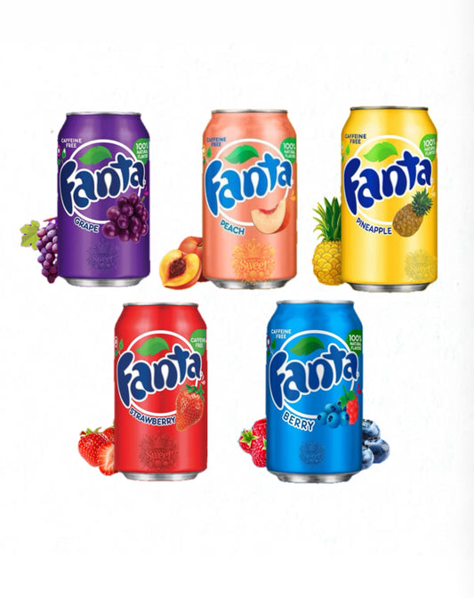 Pack Découverte Fanta USA – 5 Saveurs Rares 🇺🇸