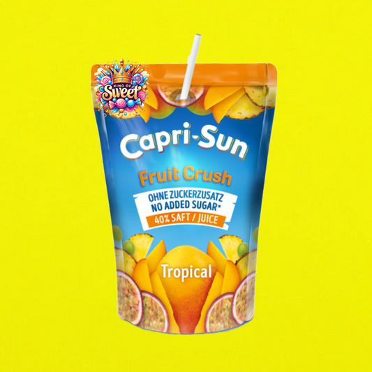 Capri-Sun Fruit Crush Tropical 200ml – 100% jus de fruits tropicaux, sans sucres ajoutés