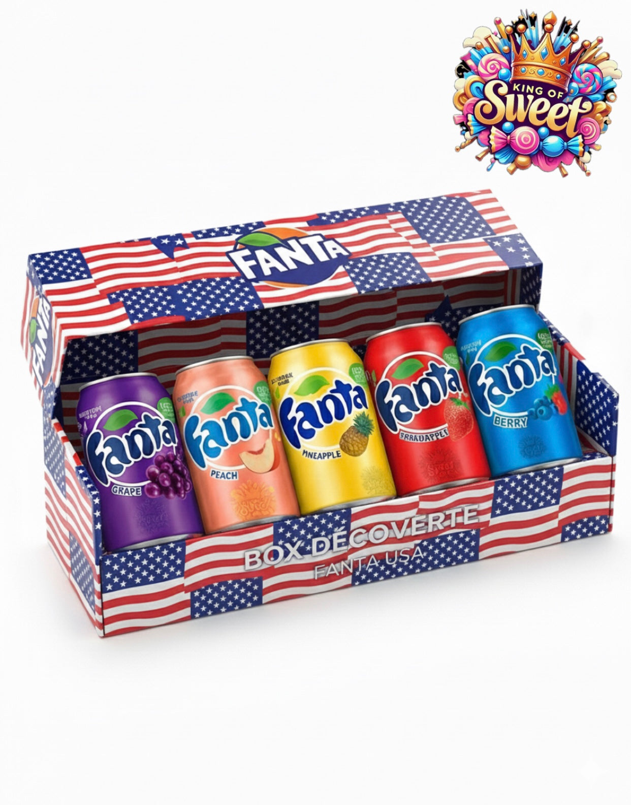 Pack Découverte Fanta USA – 5 Saveurs Rares 🇺🇸