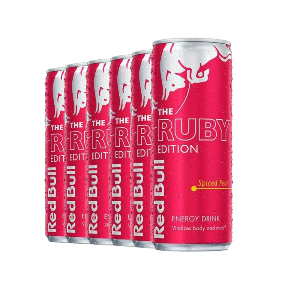 x6 - Red Bull - Poire Épicée