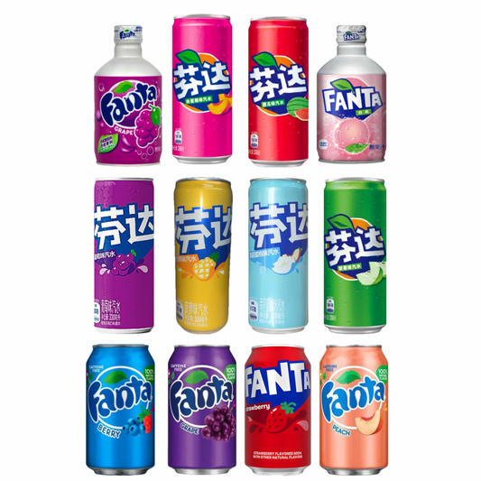 Pack Découverte Fanta WorldWide – 12 Saveurs exclusives USA, Chine & Japon