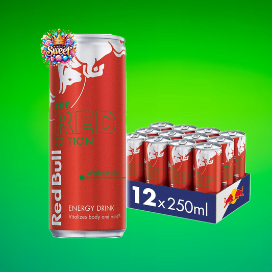 X12 Red Bull Red Edition 250ml – Boisson énergisante goût pastèque