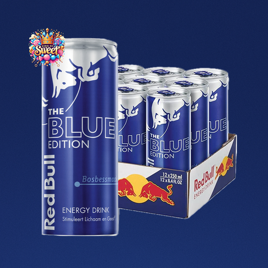 X12 Red Bull Myrtille 250ml – Boisson énergisante Blue Edition, goût fruité & vitamines B