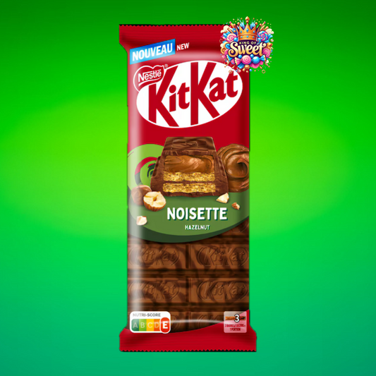 KitKat Noisette – Chocolat au lait & crème fondante à la noisette – 3 barres (126g)
