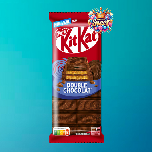 KitKat Double Chocolat – Gaufrette croustillante & double dose de chocolat – 126g