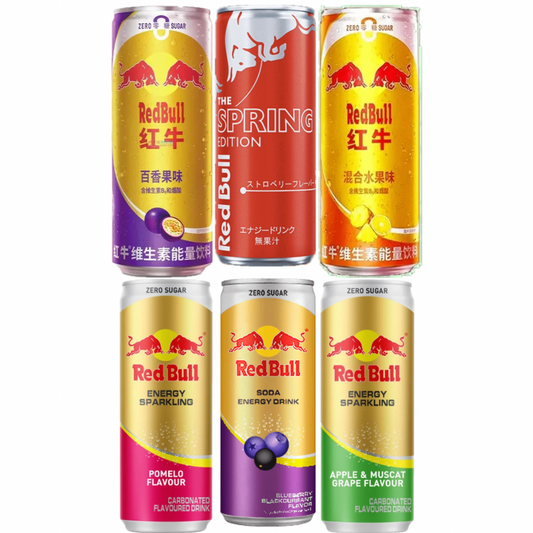 Pack Découverte Red Bull Spécial Asie – 6 Éditions Rares Japon, Chine & Thaïlande